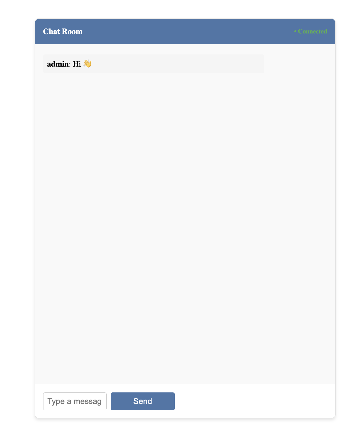 image showing the real-time chat section